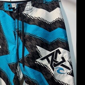Y2K Rip Curl Taylor Knox Signature Surfing Board Shorts Men’s 34”